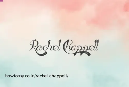 Rachel Chappell