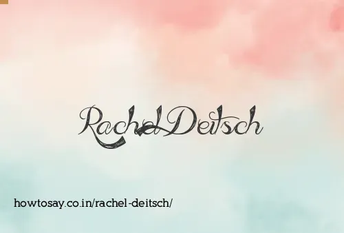 Rachel Deitsch