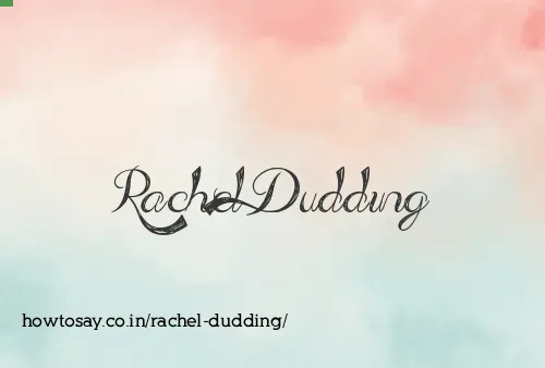 Rachel Dudding