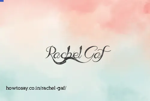 Rachel Gaf