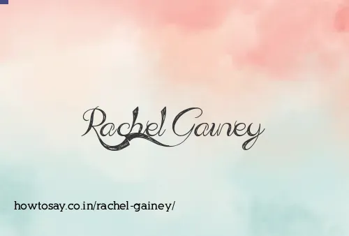Rachel Gainey