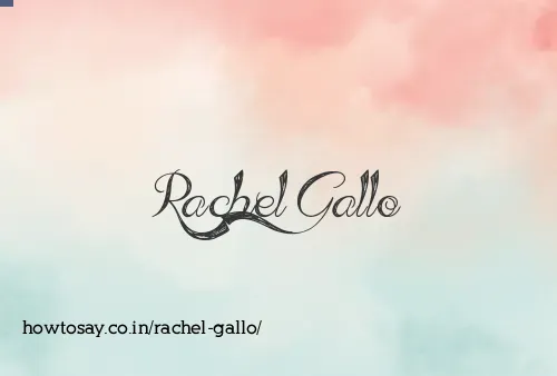 Rachel Gallo