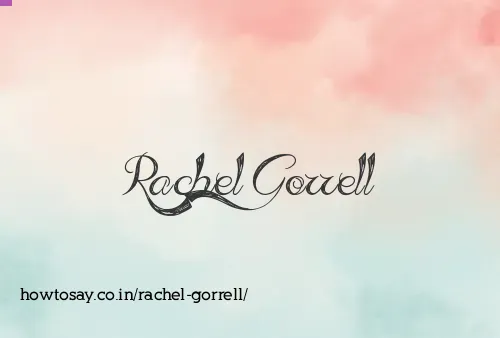 Rachel Gorrell