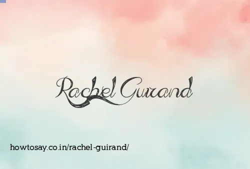 Rachel Guirand