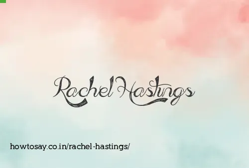 Rachel Hastings