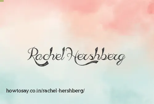 Rachel Hershberg