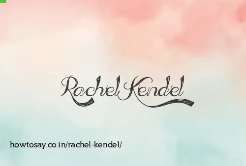 Rachel Kendel