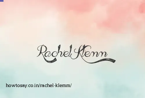 Rachel Klemm