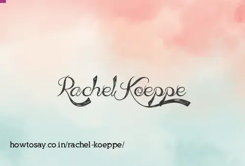 Rachel Koeppe
