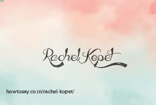 Rachel Kopet