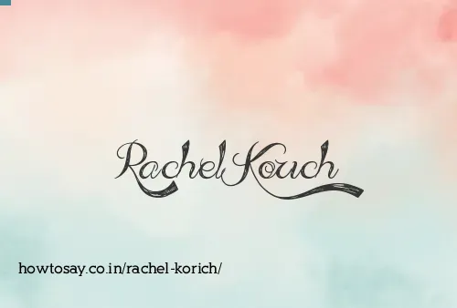 Rachel Korich