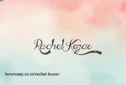 Rachel Kozar