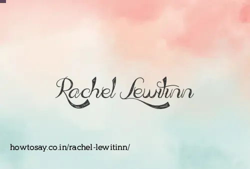 Rachel Lewitinn
