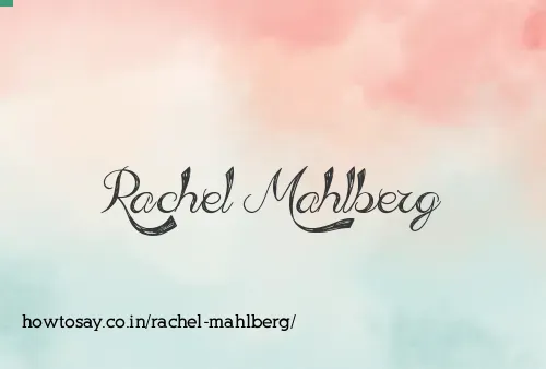 Rachel Mahlberg