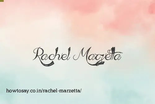 Rachel Marzetta