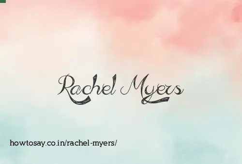 Rachel Myers