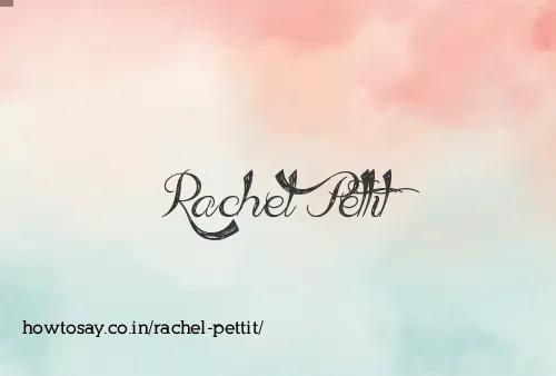 Rachel Pettit