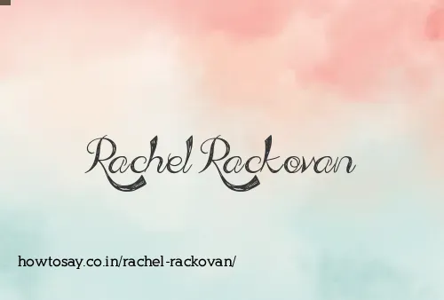 Rachel Rackovan