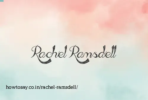 Rachel Ramsdell
