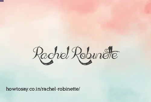 Rachel Robinette