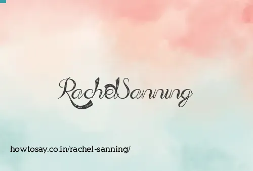 Rachel Sanning