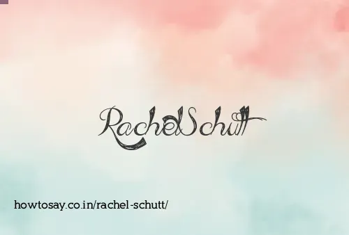Rachel Schutt