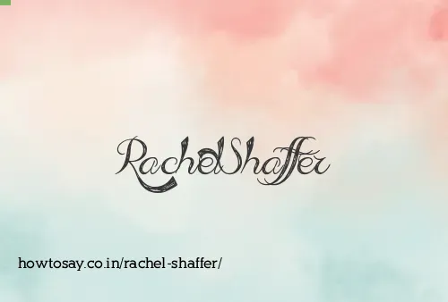 Rachel Shaffer