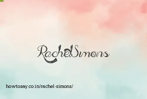 Rachel Simons
