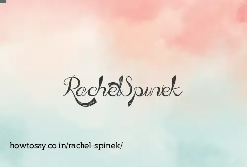Rachel Spinek