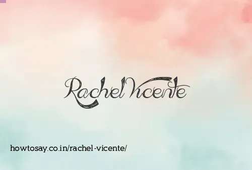 Rachel Vicente