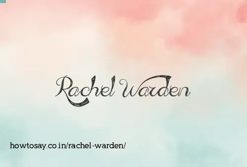 Rachel Warden
