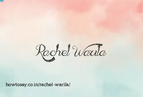 Rachel Warila