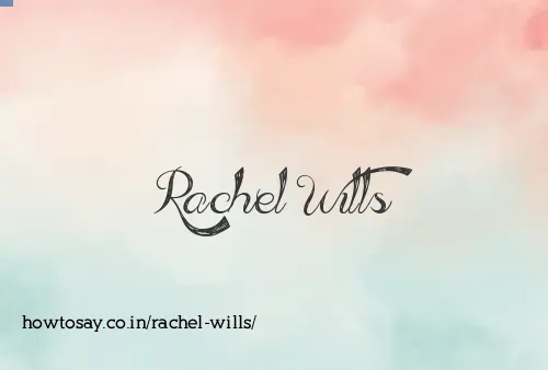 Rachel Wills