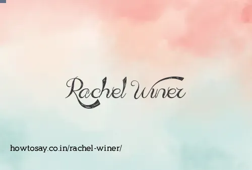 Rachel Winer