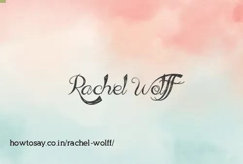Rachel Wolff