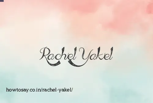Rachel Yakel