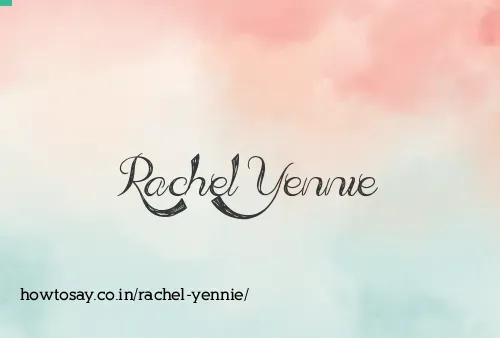 Rachel Yennie
