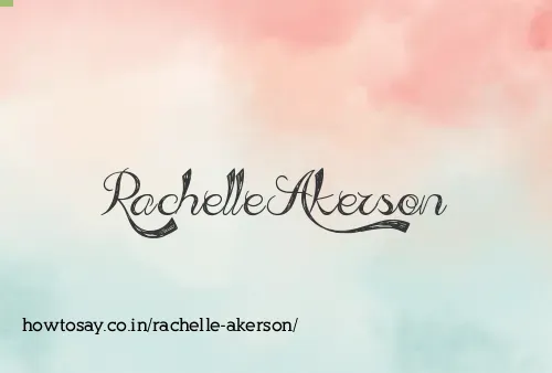 Rachelle Akerson