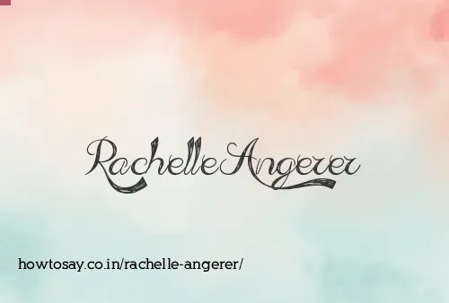 Rachelle Angerer