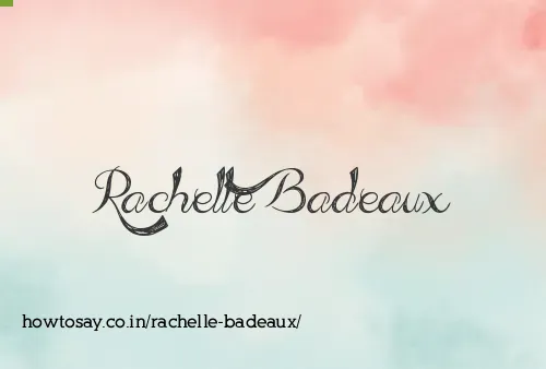 Rachelle Badeaux