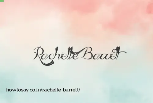 Rachelle Barrett