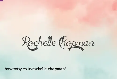 Rachelle Chapman