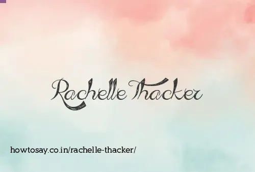 Rachelle Thacker