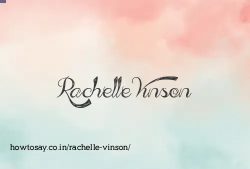 Rachelle Vinson