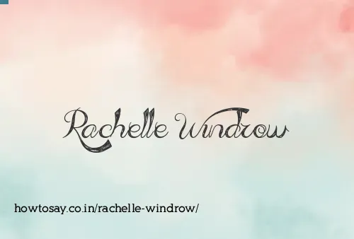 Rachelle Windrow