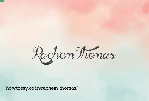 Rachem Thomas