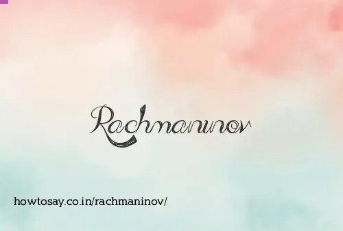 Rachmaninov