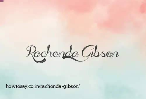 Rachonda Gibson