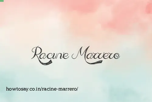 Racine Marrero