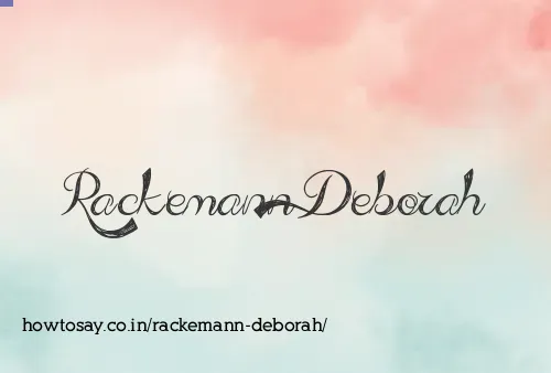 Rackemann Deborah